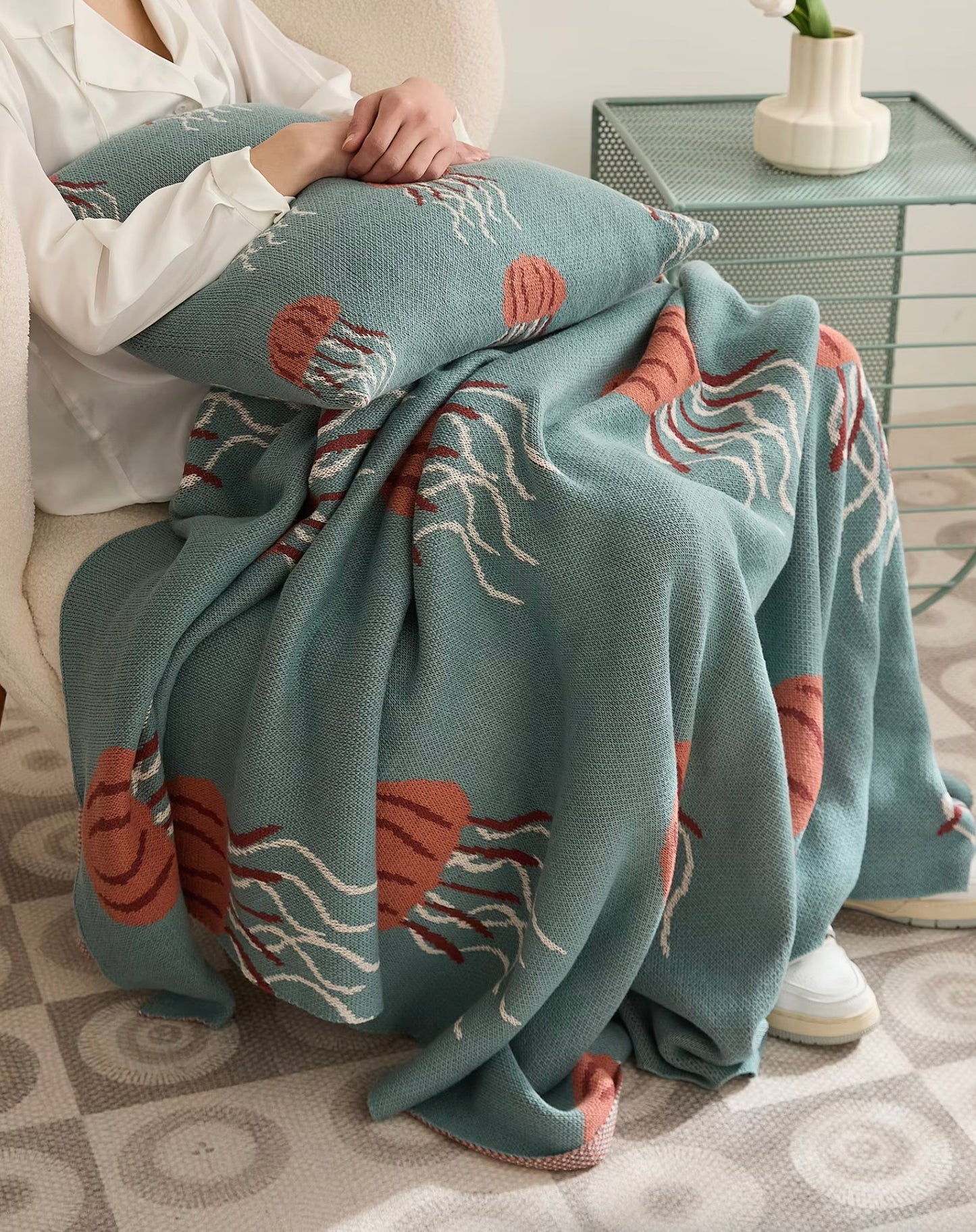 Jellyfish Pattern  Blanket