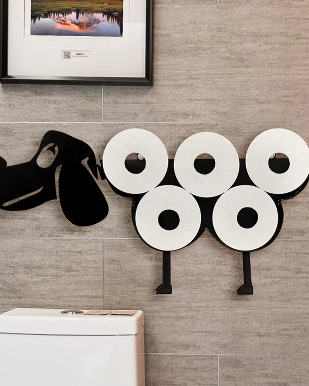 Cute Animal-Shaped Toilet Paper Holder