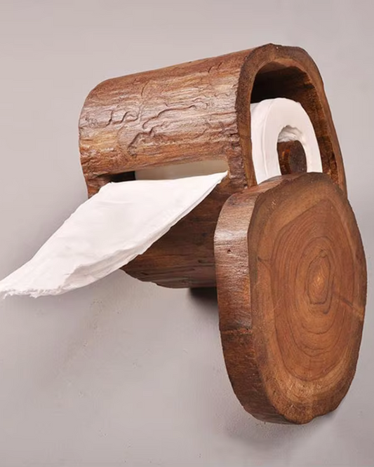 Solid Wood Stake Paper Holder