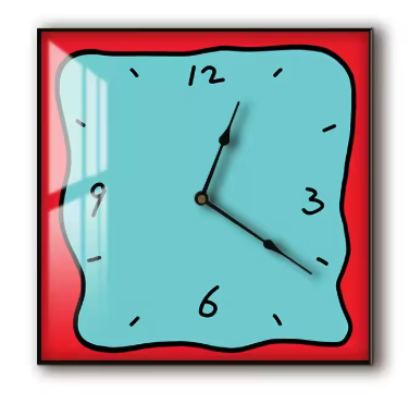 Graffiti Cartoon Art Wall Clock