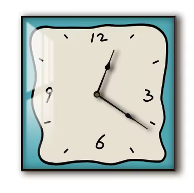 Graffiti Cartoon Art Wall Clock