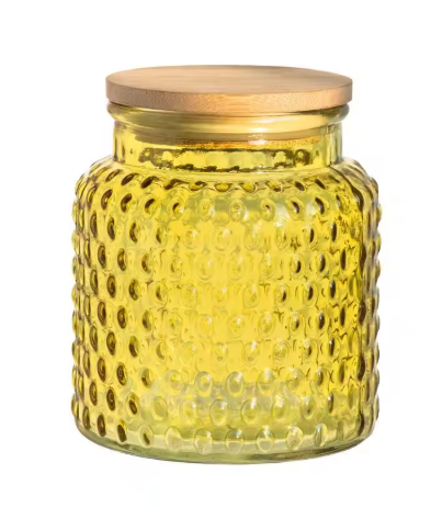 Begonia Glass Sealed Jar