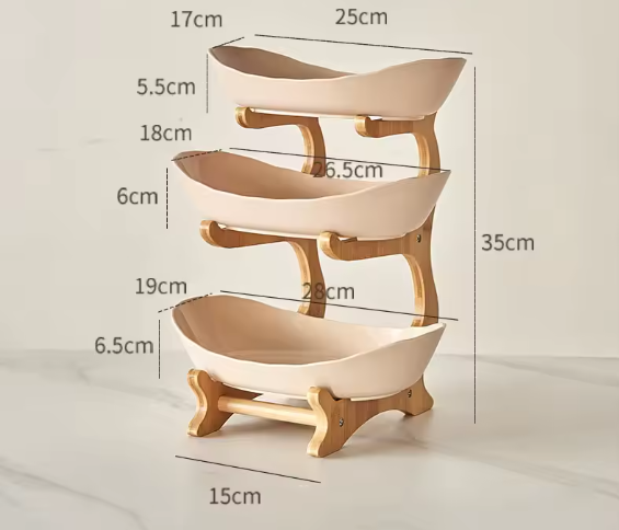 Elevate Tiered Snack & Fruit Stand