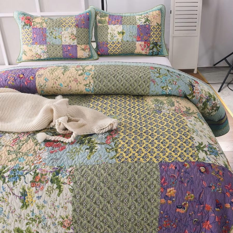 Handmade Patchwork Bedspread