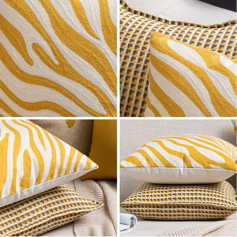 Golden Zebra Elegance Pillow Case