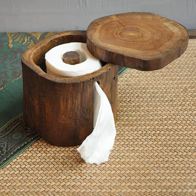 Solid Wood Stake Paper Holder