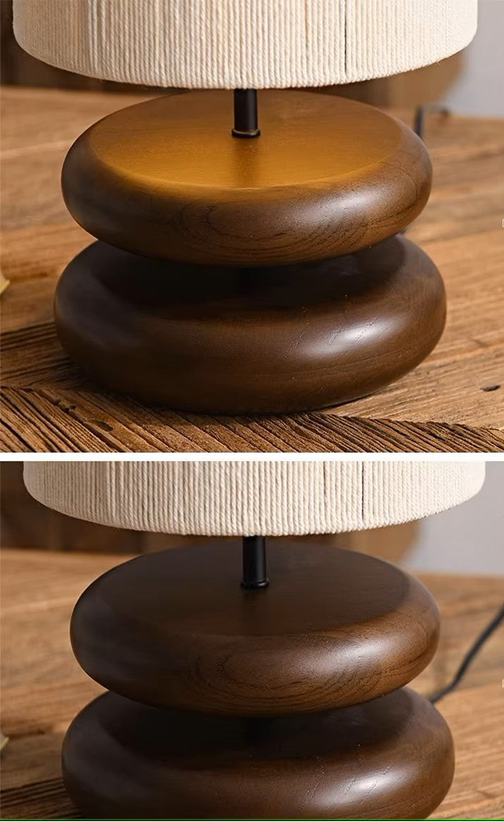 ZenGlow Wooden Table Lamp