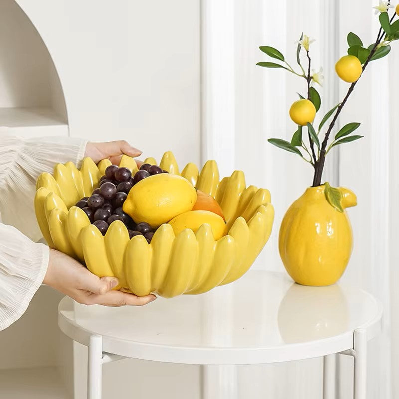 Banana-Shaped Storage Tray