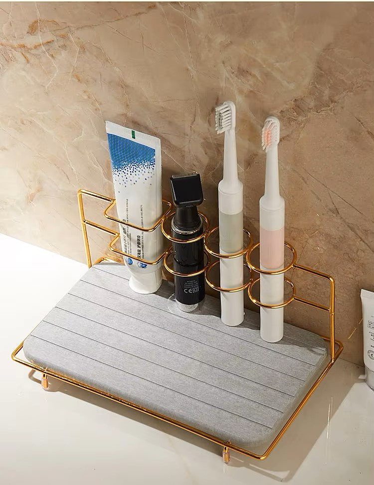 Stainless Steel Creative Toothbrush Storage Rack