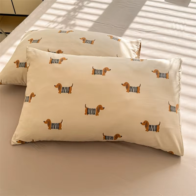 Dog Printed Duvet Cover Set