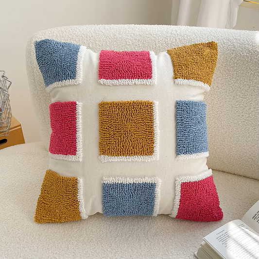 Boho Tufted Cushion Cover