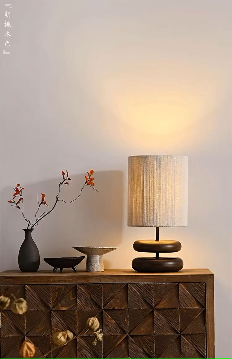 ZenGlow Wooden Table Lamp