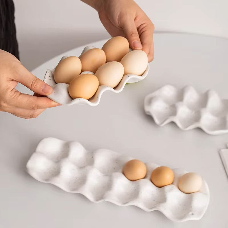 Ceramic Egg Storage Tray