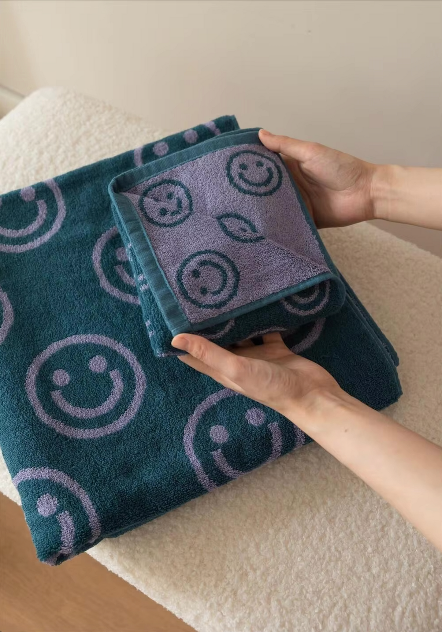 Smiling Towel