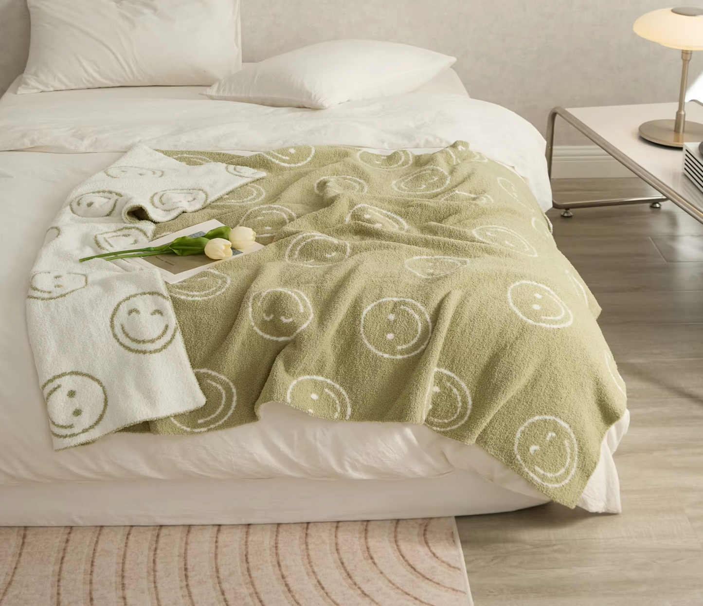 Smiley Throw Blanket