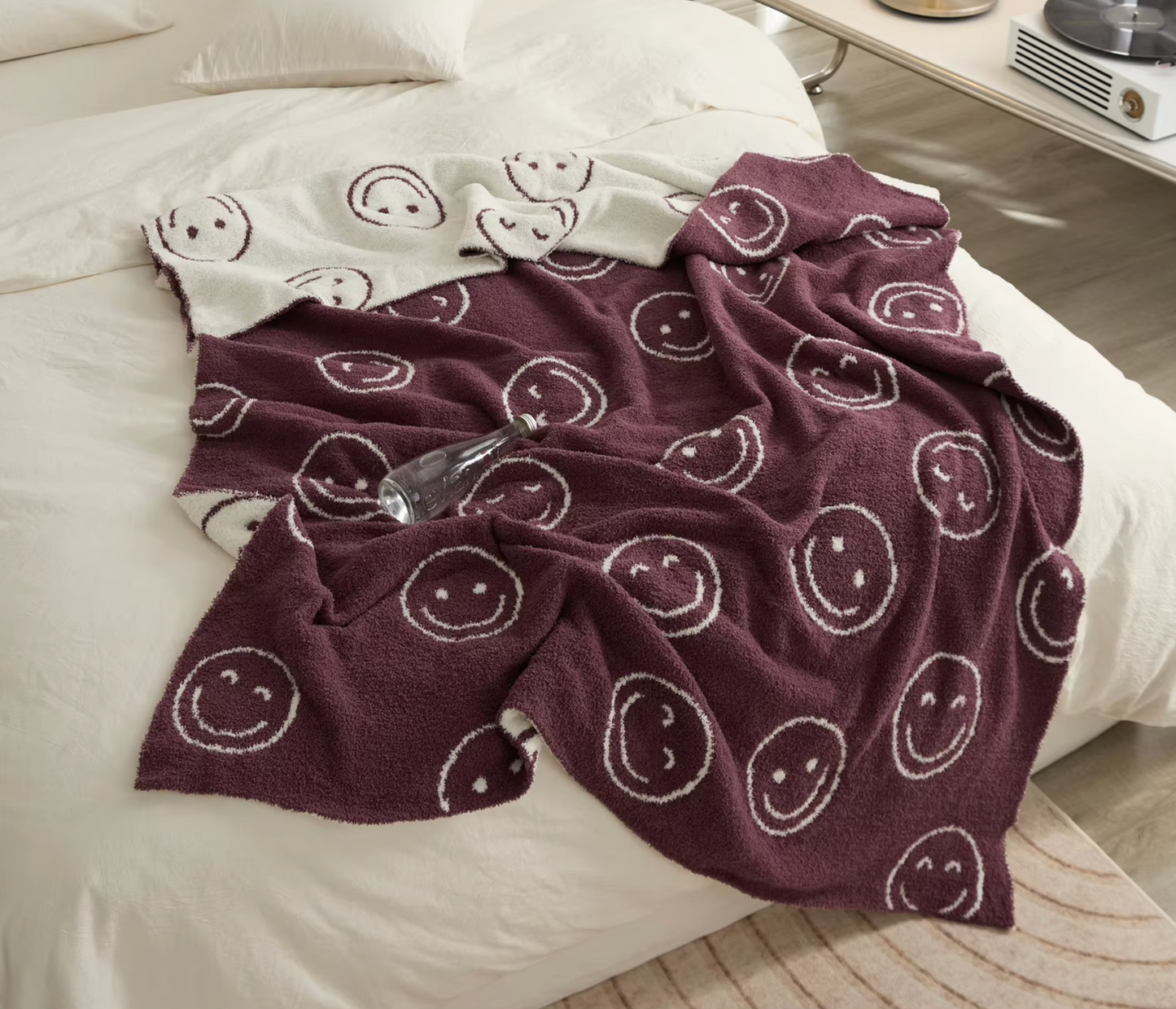 Smiley Throw Blanket