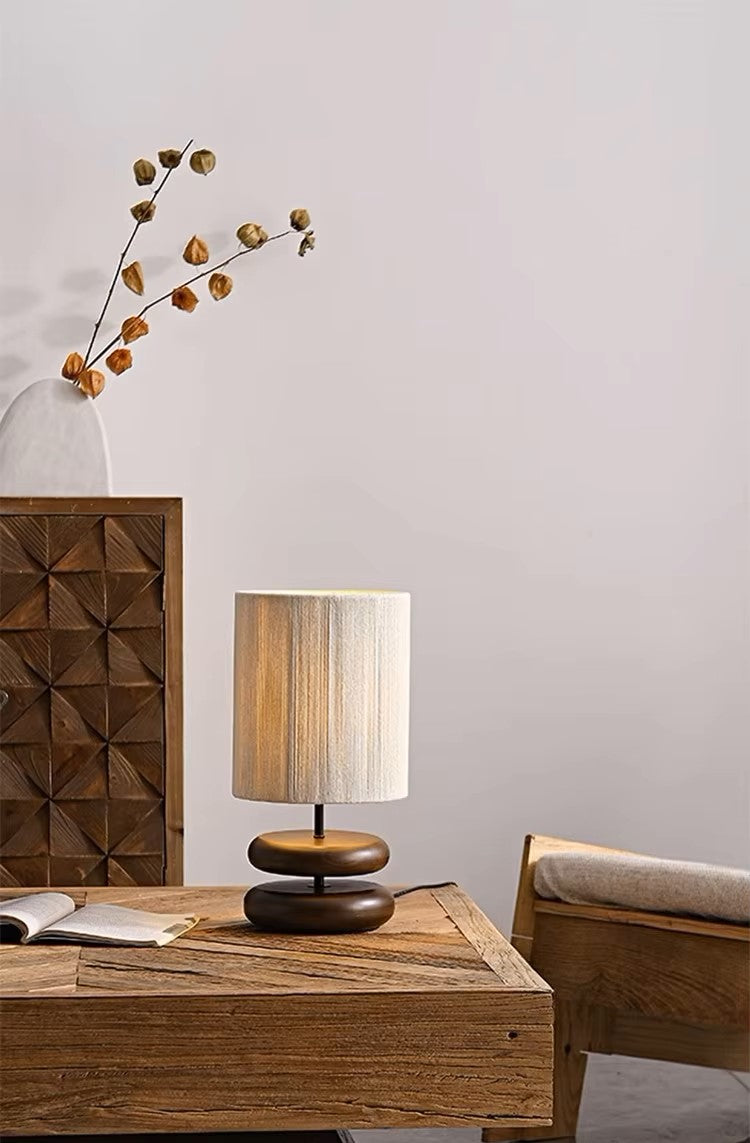 ZenGlow Wooden Table Lamp