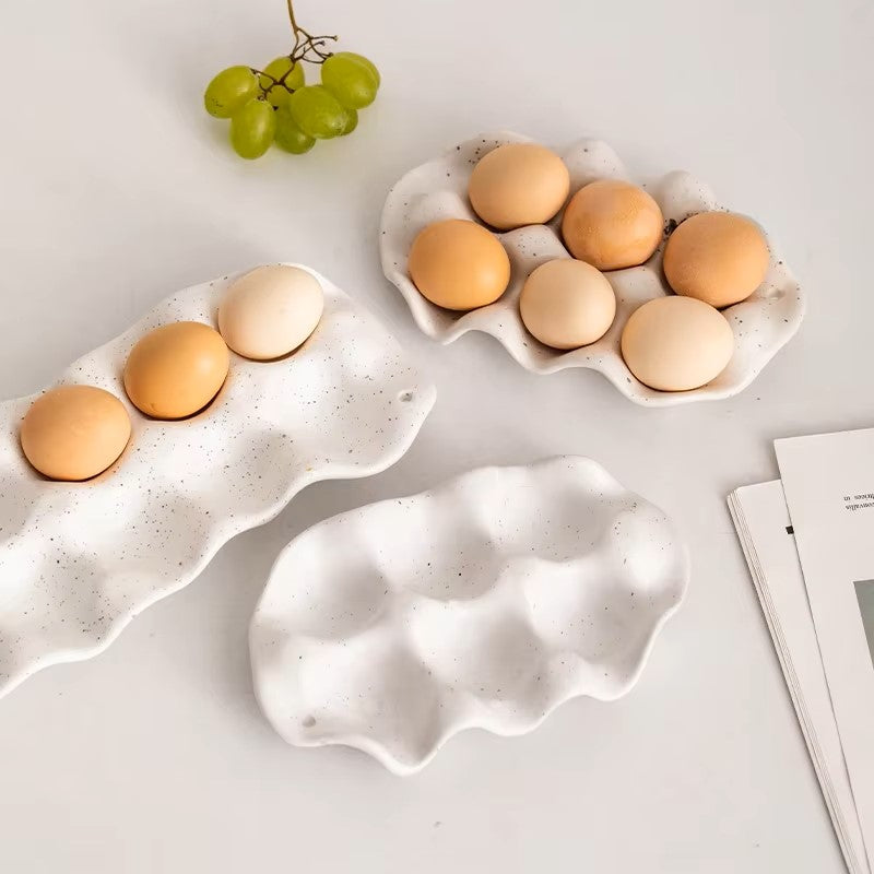 Ceramic Egg Storage Tray