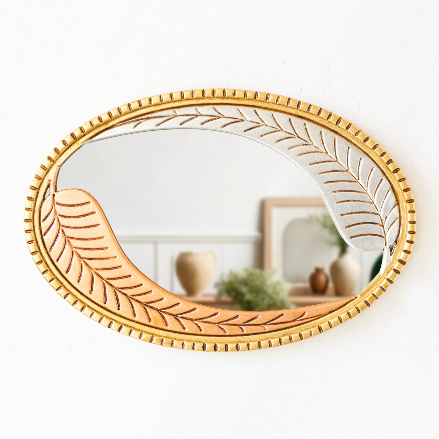 Boho Chic Gold Mirror